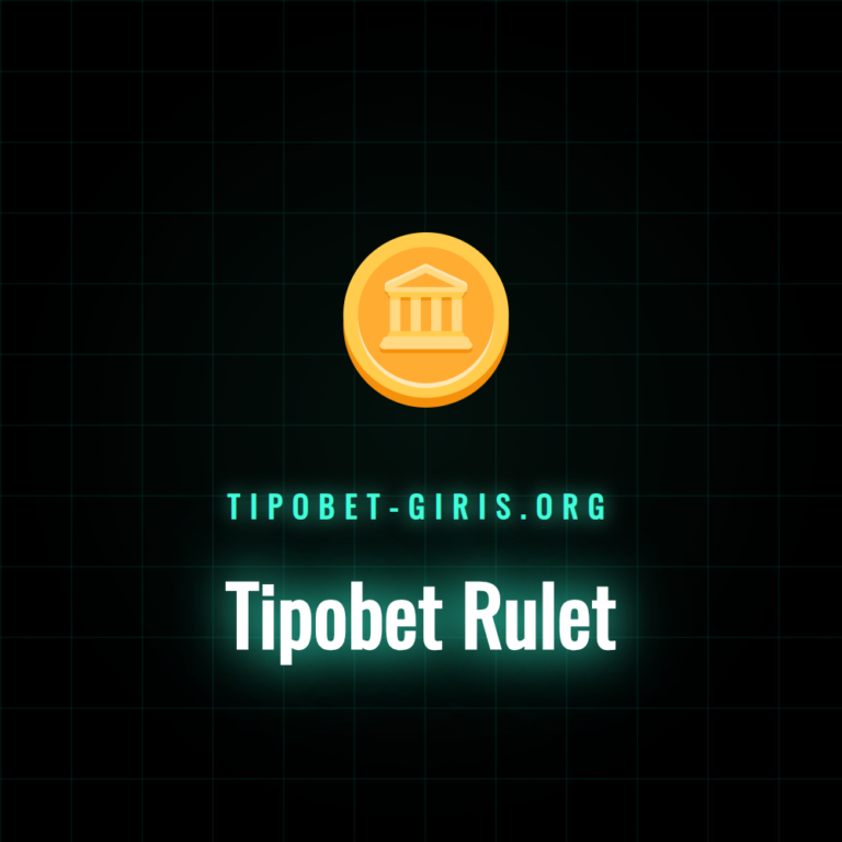 Tipobet Rulet masasında dönen çark ve bahis seçenekleri.